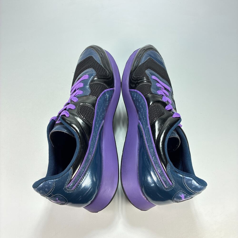 Puma RS100 Opulence Black Denim Purple Lifestyle Sneakers 356846-03 Mens Size 13 - Picture 7 of 11